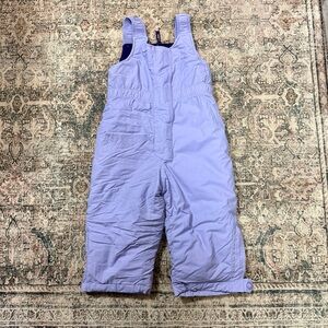 L.L. Bean 2T Kids Lavender Purple Winter Snow Bib Pants